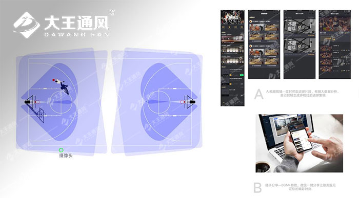 超大風(fēng)扇下打球更爽-德聖體育